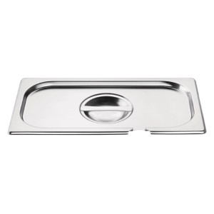 Deksel RVS GN 1/3 met inkeping - Vogue - Fourniresto