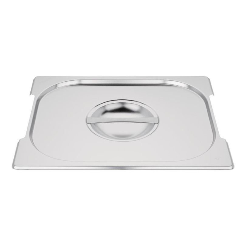 Deckel GN 1/2 aus Edelstahl für Behälter mit Griffen - Vogue - Fourniresto Deckel GN 1/2 aus Edelstahl für Behälter mit Griffen - Vogue - Fourniresto