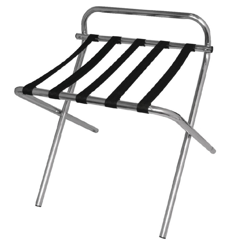 Stainless Steel Luggage Support with Nylon Straps - Bolero - Fourniresto Stainless Steel Luggage Support with Nylon Straps - Bolero - Fourniresto