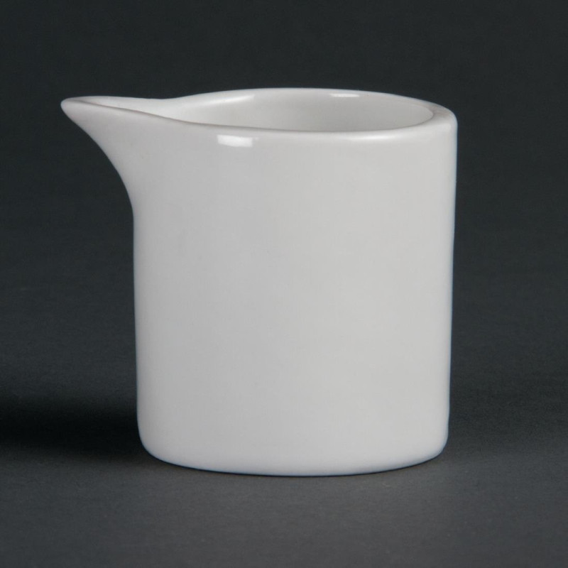 White Milk Jug 57 ml - Set of 6 - Olympia - Fourniresto White Milk Jug 57 ml - Set of 6 - Olympia - Fourniresto