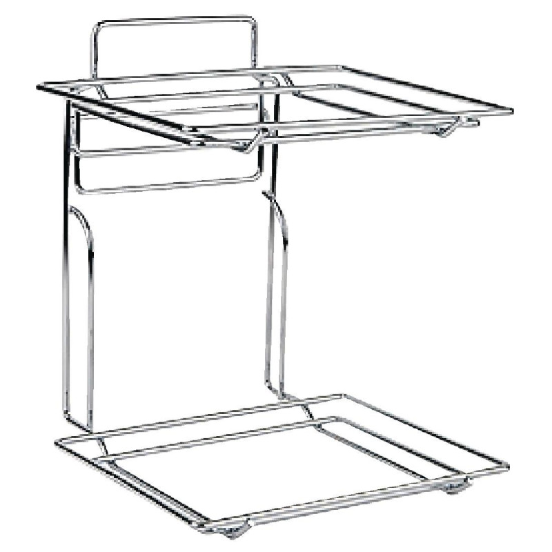Chroom displayrek 2 niveaus voor GN 1/1 manden - APS - Fourniresto Chroom displayrek 2 niveaus voor GN 1/1 manden - APS - Fourniresto