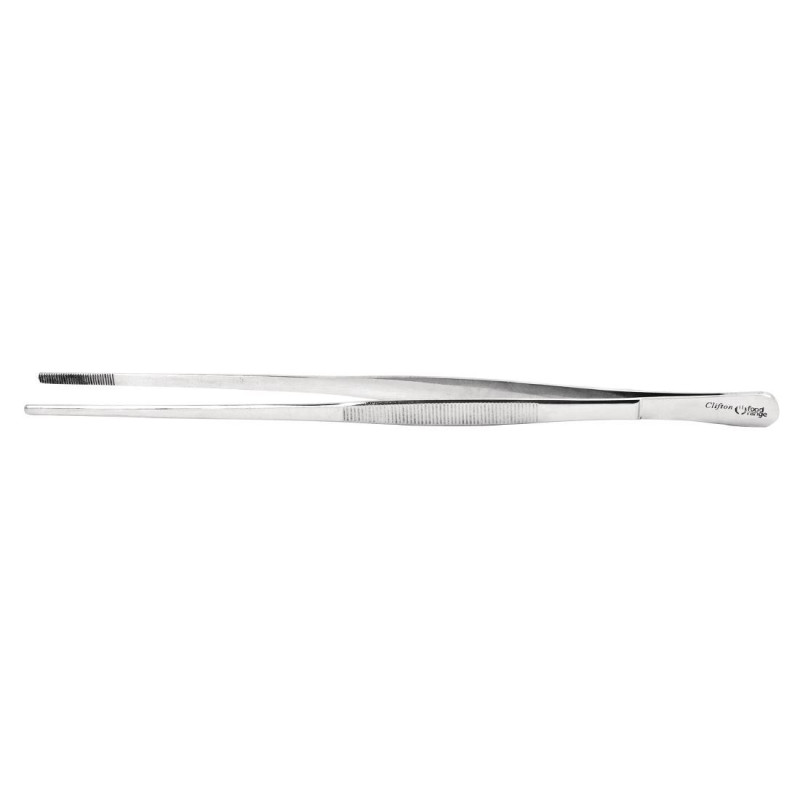 Roestvrijstalen tang met afgeronde uiteinden 300 mm - FourniResto - Fourniresto Roestvrijstalen tang met afgeronde uiteinden 300 mm - FourniResto - Fourniresto