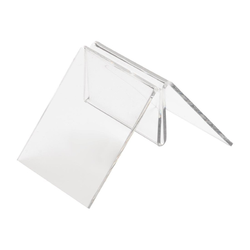 Acrylic T-Shaped Card Holder - Olympia - Fourniresto Acrylic T-Shaped Card Holder - Olympia - Fourniresto