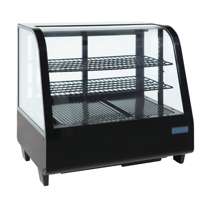 Kühlvitrine für den Tresen Schwarz 100 L - Polar - Fourniresto Kühlvitrine für den Tresen Schwarz 100 L - Polar - Fourniresto