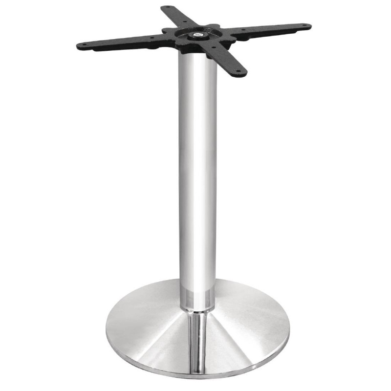 Tischfuß Chrom Rund Ø 430 mm - Bolero - Fourniresto Tischfuß Chrom Rund Ø 430 mm - Bolero - Fourniresto
