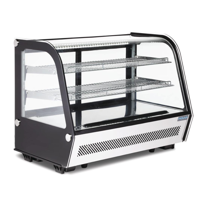 Kühlvitrine für den Tresen Schwarz 160 L - Polar - Fourniresto Kühlvitrine für den Tresen Schwarz 160 L - Polar - Fourniresto