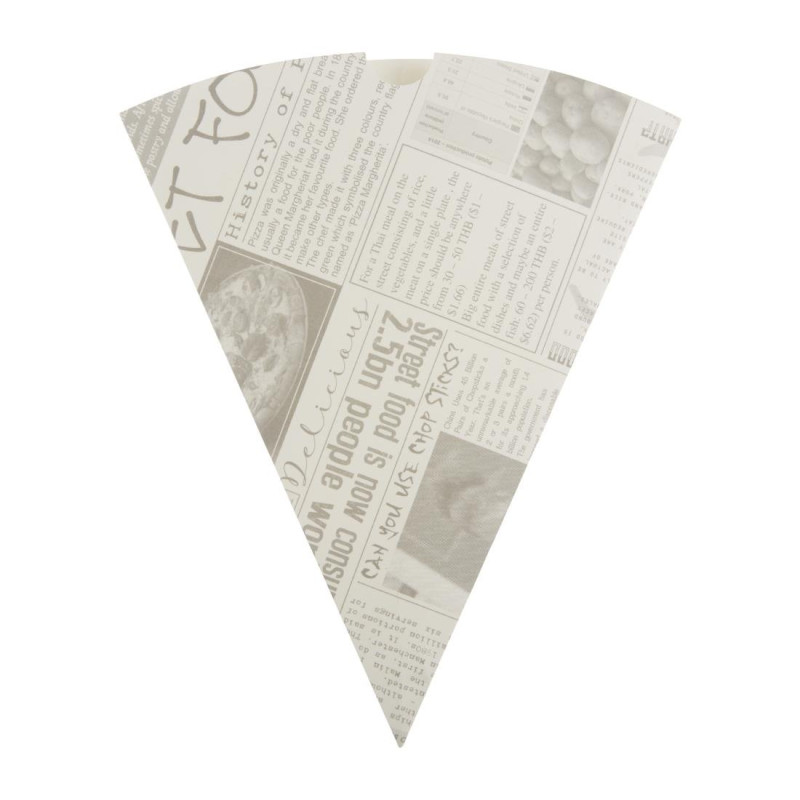 Frietzakje van milieuvriendelijk bedrukt papier - set van 1000 - Colpac - Fourniresto Frietzakje van milieuvriendelijk bedrukt papier - set van 1000 - Colpac - Fourniresto