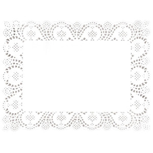 Rechthoekig papieren tafelkleed 300 x 400 mm - Set van 250 - Fiesta - Fourniresto