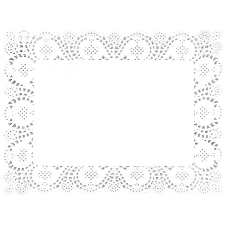 Rechthoekig papieren tafelkleed 300 x 400 mm - Set van 250 - Fiesta - Fourniresto
