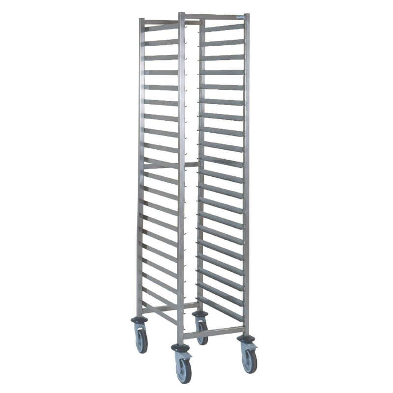 Wagen met geleiders GN 1/1 van roestvrij staal 20 niveaus - Tournus - Fourniresto Wagen met geleiders GN 1/1 van roestvrij staal 20 niveaus - Tournus - Fourniresto