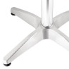 Vierkante tafel van essen 700 x 700 mm - Bolero - Fourniresto