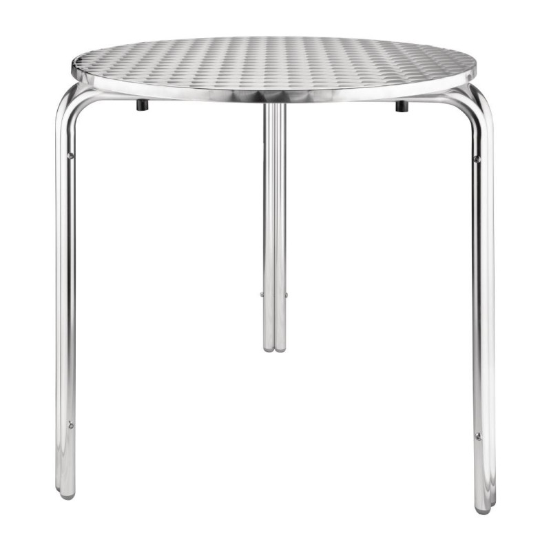 Ronde Bistrotafel van roestvrij staal - Ø 700 mm - Bolero - Fourniresto Ronde Bistrotafel van roestvrij staal - Ø 700 mm - Bolero - Fourniresto