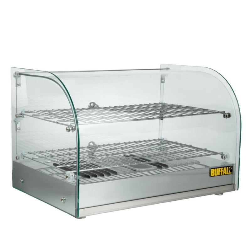Buffalo 2 Tier Countertop Heated Display 45L - Fourniresto Buffalo 2 Tier Countertop Heated Display 45L - Fourniresto