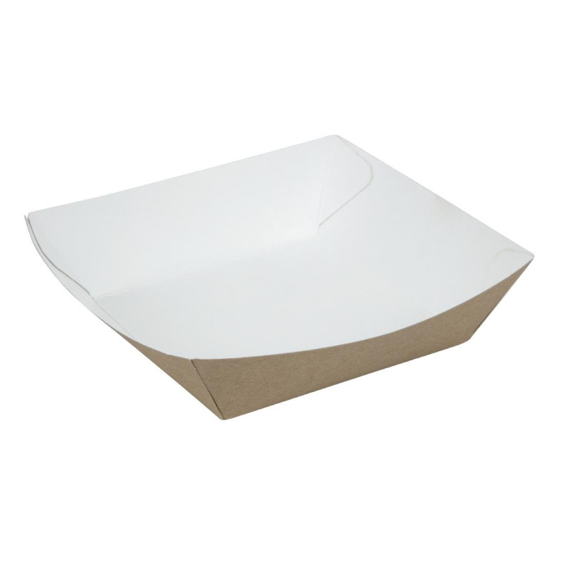Große kompostierbare Lebensmittelverpackung aus Kraftpapier 139 x 148 mm - Packung mit 500 Stück - Colpac - Fourniresto Große kompostierbare Lebensmittelverpackung aus Kraftpapier 139 x 148 mm - Packung mit 500 Stück - Colpac - Fourniresto
