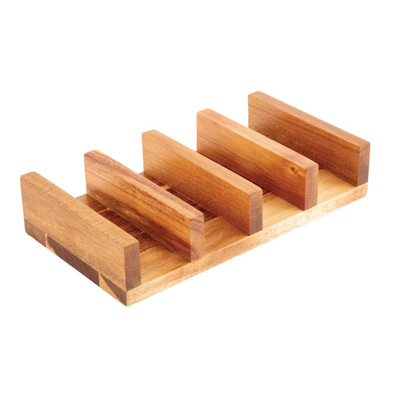 Sandwich-Ständer aus Akazienholz 40 x 150 mm - Olympia - Fourniresto Sandwich-Ständer aus Akazienholz 40 x 150 mm - Olympia - Fourniresto