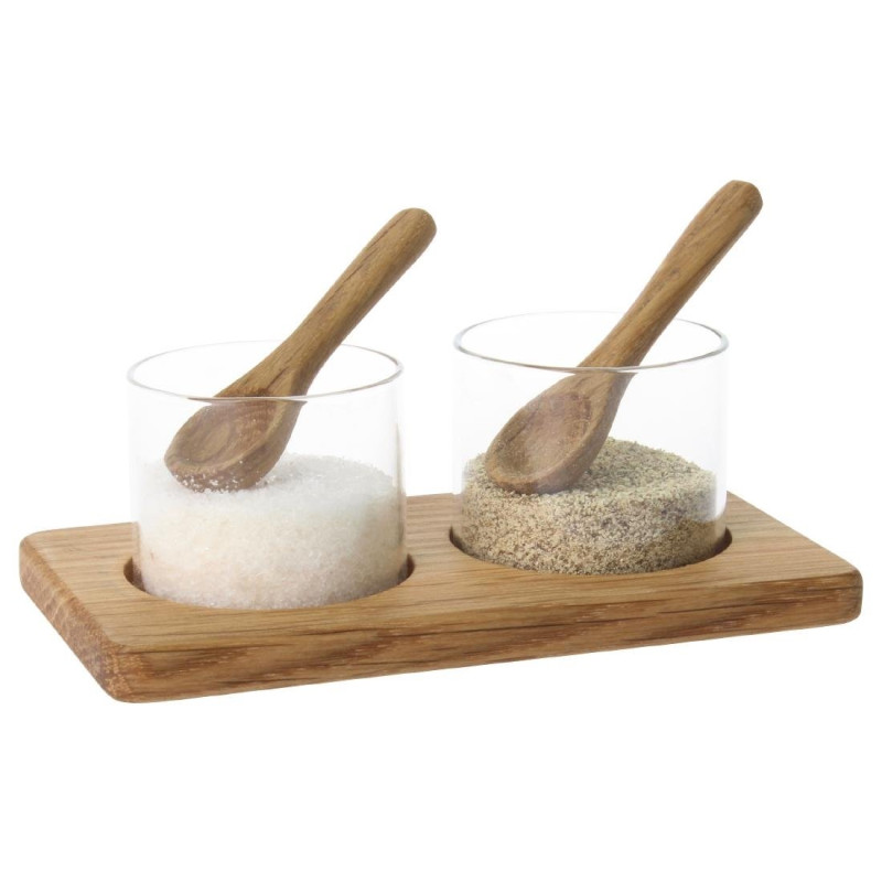 Töpfe und Löffel Salz und Pfeffer - Olympia - Fourniresto Töpfe und Löffel Salz und Pfeffer - Olympia - Fourniresto