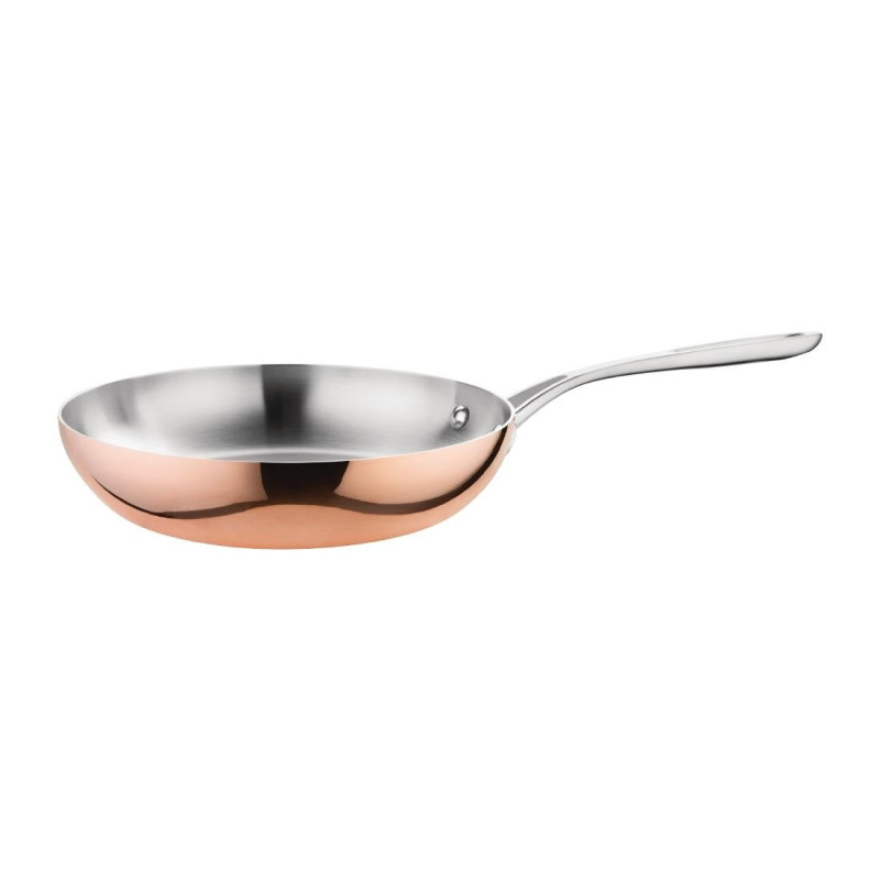 Kupferpfanne 3 Schichten Induktion Ø 240 mm - Vogue - Fourniresto Kupferpfanne 3 Schichten Induktion Ø 240 mm - Vogue - Fourniresto