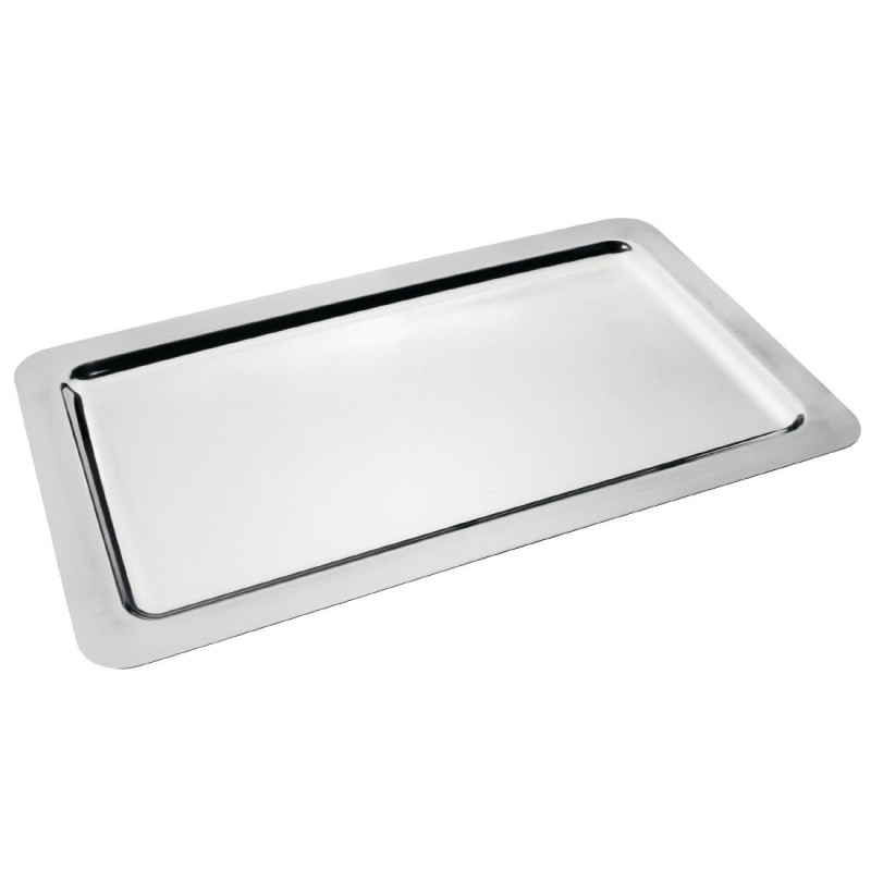 Plat de Présentation en Inox GN 1/1 - Olympia - Fourniresto Plat de Présentation en Inox GN 1/1 - Olympia - Fourniresto