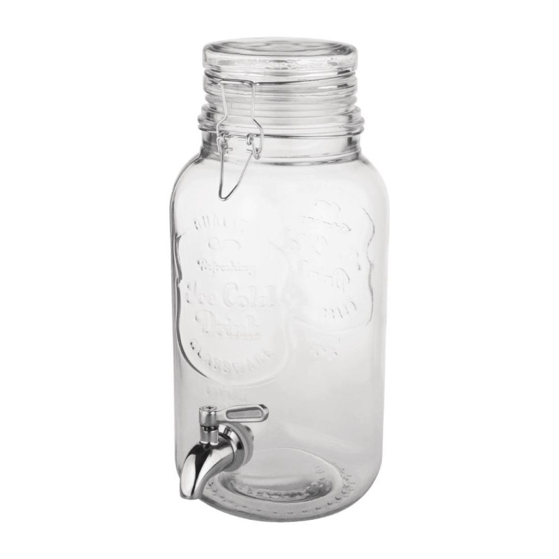 Getränkespender im Retro-Stil mit Metallverschluss 3,6 L - Olympia - Fourniresto Getränkespender im Retro-Stil mit Metallverschluss 3,6 L - Olympia - Fourniresto
