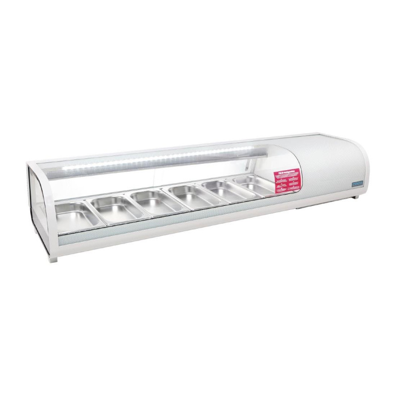 Refrigerated Tapas Display Case 6 GN 1/3 - Polar - Fourniresto Refrigerated Tapas Display Case 6 GN 1/3 - Polar - Fourniresto
