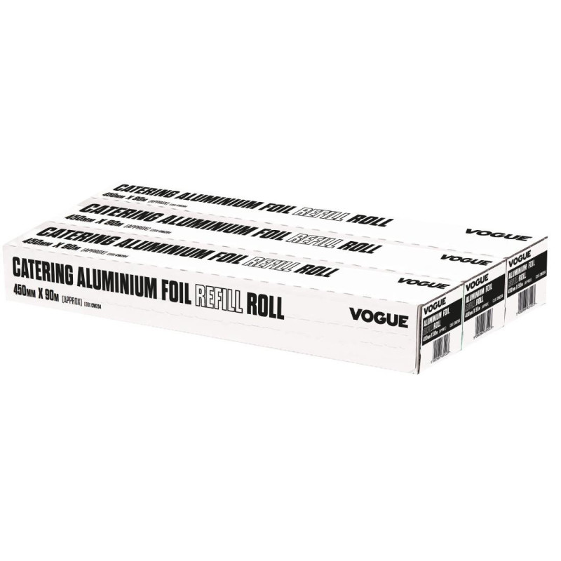 Aluminiumfolienrollen für Wrap450-Spender - 3er-Pack - Vogue - Fourniresto Aluminiumfolienrollen für Wrap450-Spender - 3er-Pack - Vogue - Fourniresto