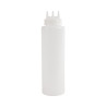 Durchsichtige flexible Flasche mit 3 Ausgüssen 908ml - Vogue - Fourniresto
