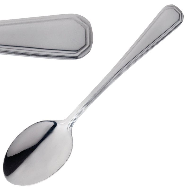 Koffielepel Monaco van roestvrij staal 130 mm - Set van 12 - Olympia - Fourniresto Koffielepel Monaco van roestvrij staal 130 mm - Set van 12 - Olympia - Fourniresto