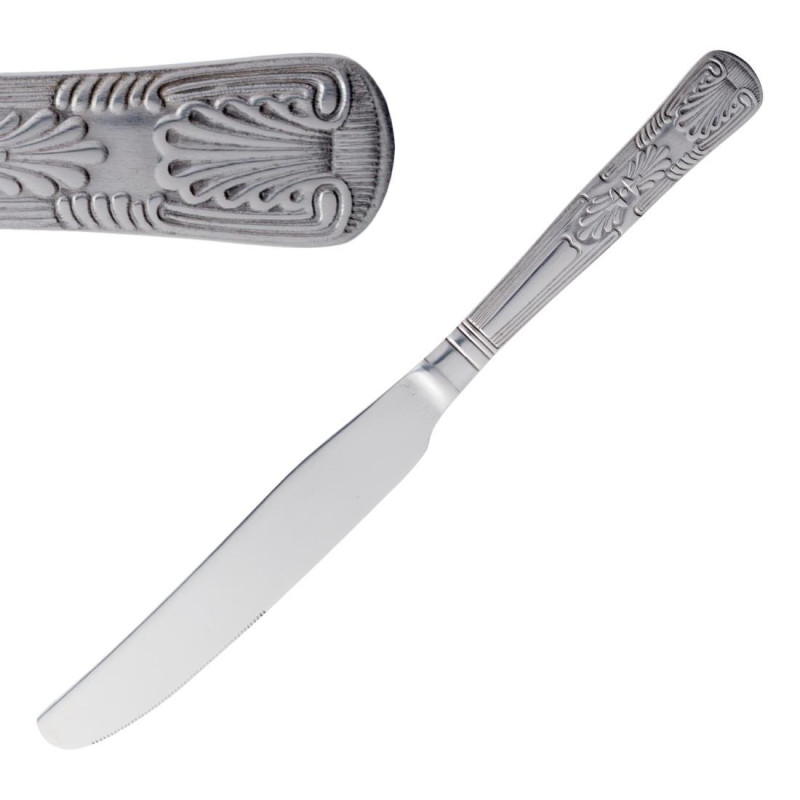 Couteau De Table Kings En Inox - Lot De 12 - Olympia - Fourniresto Couteau De Table Kings En Inox - Lot De 12 - Olympia - Fourniresto