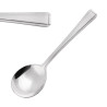 Ronde RVS Soeplepel - Set van 12 - Olympia - Fourniresto