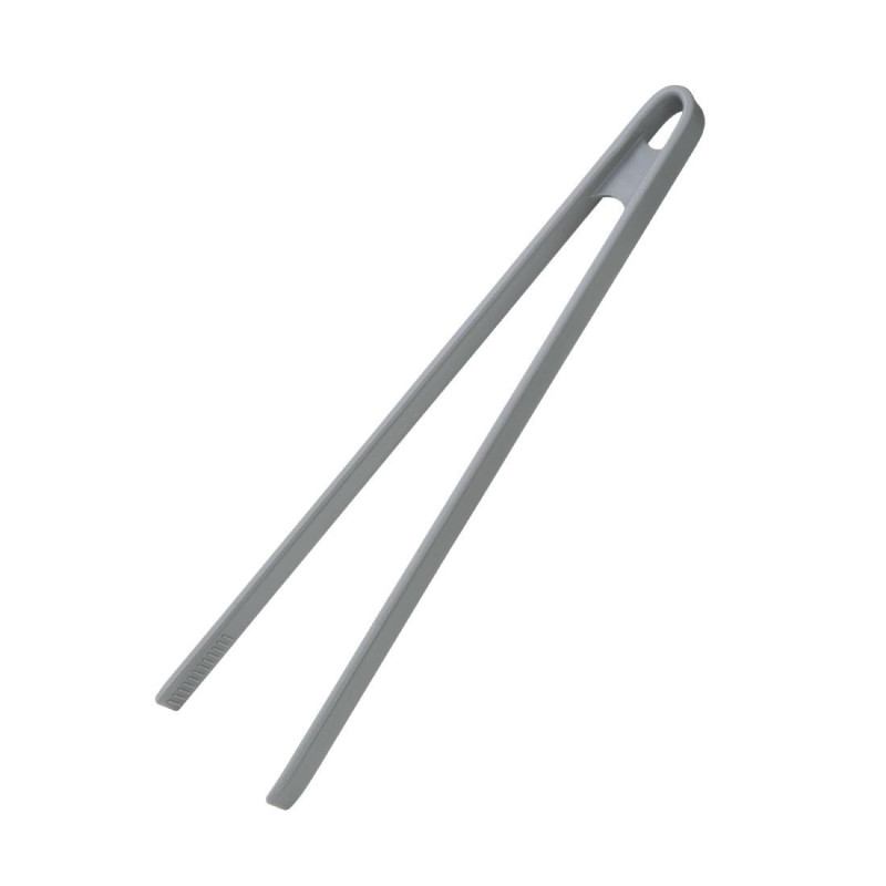 Grijze hittebestendige siliconen tang 290mm - Vogue - Fourniresto Grijze hittebestendige siliconen tang 290mm - Vogue - Fourniresto