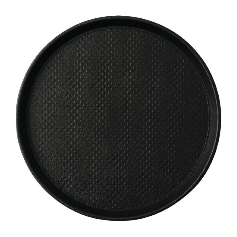 Antislip Zwarte Blackline Ronde Ø 310mm - Roltex - Fourniresto Antislip Zwarte Blackline Ronde Ø 310mm - Roltex - Fourniresto