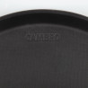 Rundes rutschfestes Glasfaser-Tablett Schwarz Treadlite Ø 355 mm - Cambro - Fourniresto