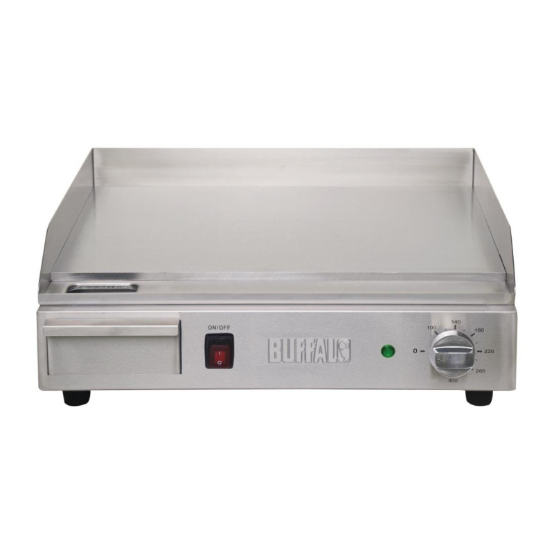 Plaque de Cuisson en Acier Poli 520 x 330mm - Buffalo - Fourniresto Plaque de Cuisson en Acier Poli 520 x 330mm - Buffalo - Fourniresto