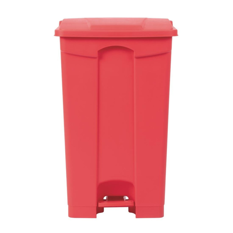 Keukenprullenbak met pedaal Rood 87L - Jantex - Fourniresto Keukenprullenbak met pedaal Rood 87L - Jantex - Fourniresto