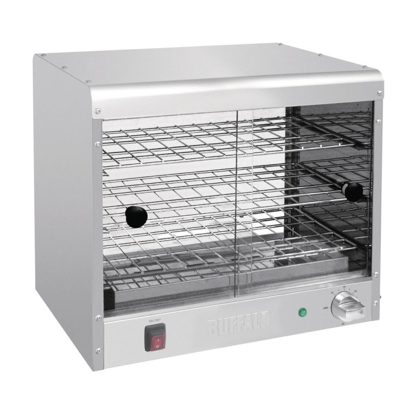 Economical 30-Pie Capacity Heated Display Case - Buffalo - Fourniresto Economical 30-Pie Capacity Heated Display Case - Buffalo - Fourniresto
