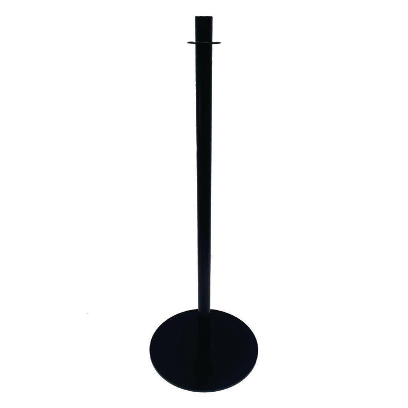 Welkomstpaal Zwart Plat Hoofd Per stuk verkocht - Bolero - Fourniresto Welkomstpaal Zwart Plat Hoofd Per stuk verkocht - Bolero - Fourniresto