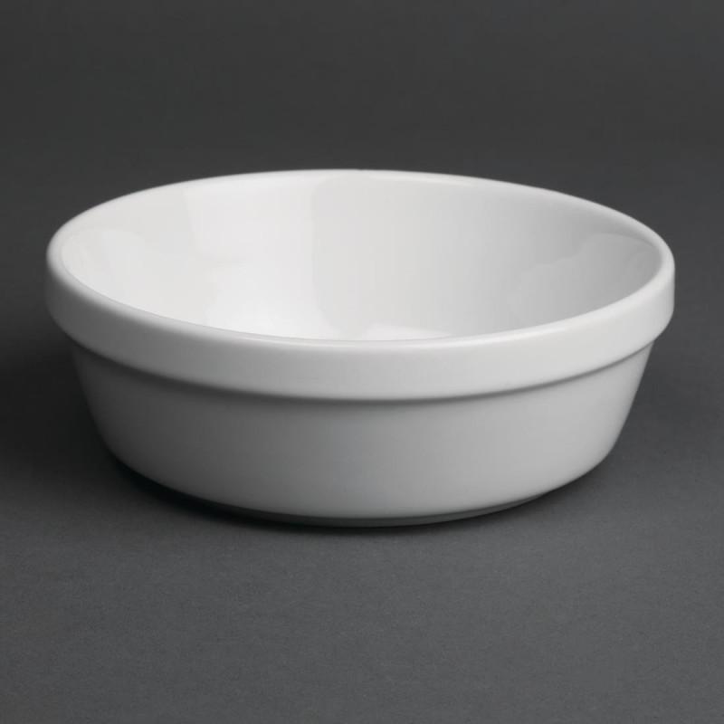 Ovale Gratin Schotels Wit Ø 137mm - Set Van 6 - Olympia - Fourniresto Ovale Gratin Schotels Wit Ø 137mm - Set Van 6 - Olympia - Fourniresto