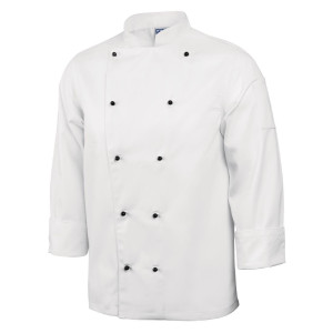 Koksbuis Unisex Chicago Lange Mouwen Wit Maat Xxl - Whites Chefs Clothing - Fourniresto