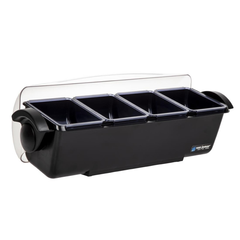 4-Compartment Plastic Dome Box - FourniResto - Fourniresto 4-Compartment Plastic Dome Box - FourniResto - Fourniresto