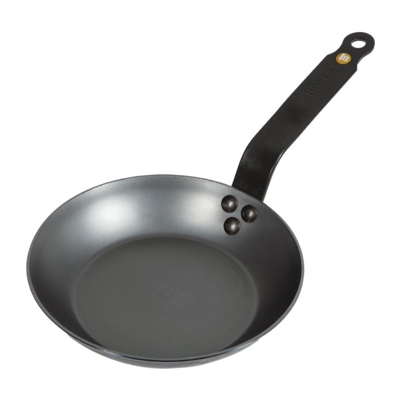 Poêle en Acier Compatible Induction Mineral B - Ø 200mm - De Buyer Poêle en Acier Compatible Induction Mineral B - Ø 200mm - De Buyer