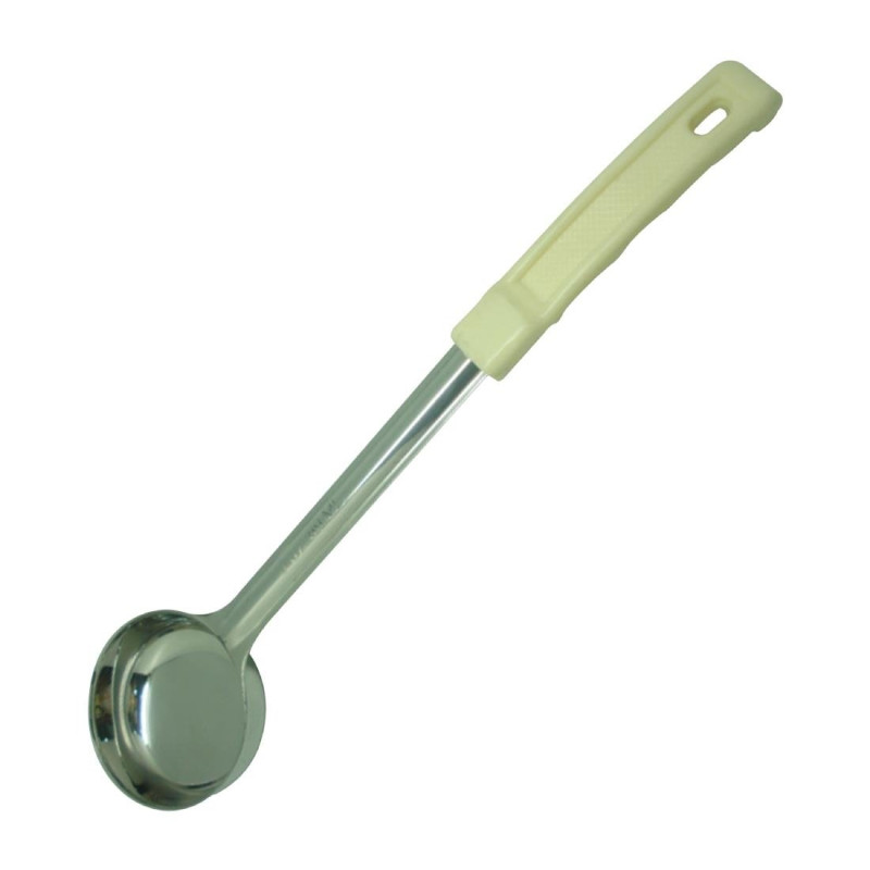 Dubbele lepel van roestvrij staal in beige - 90 ml - FourniResto Dubbele lepel van roestvrij staal in beige - 90 ml - FourniResto