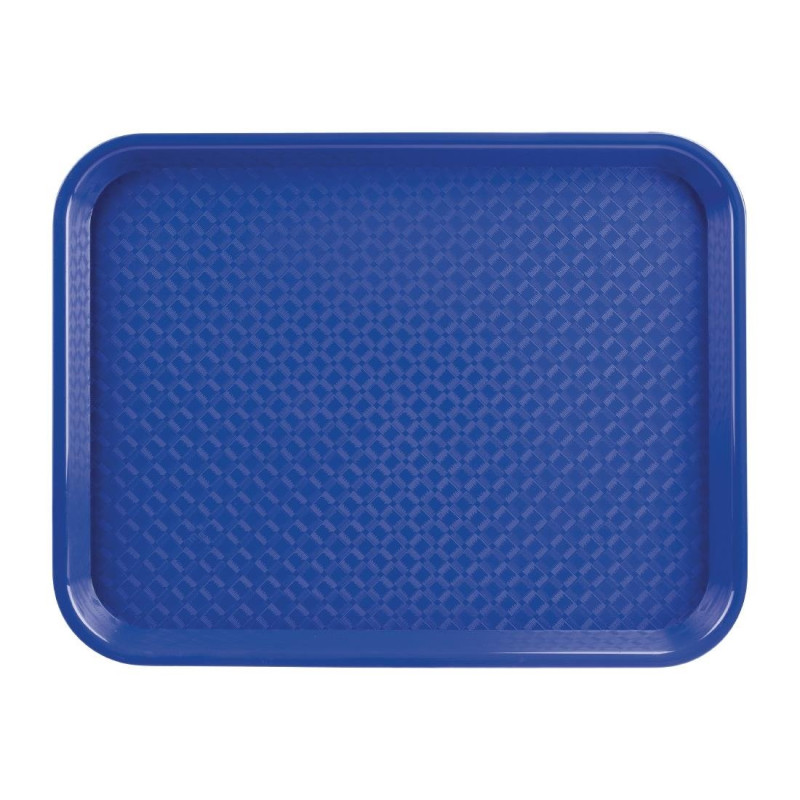 Blauwe plastic fastfood plateau - Olympia KRISTALLON - Fourniresto Blauwe plastic fastfood plateau - Olympia KRISTALLON - Fourniresto