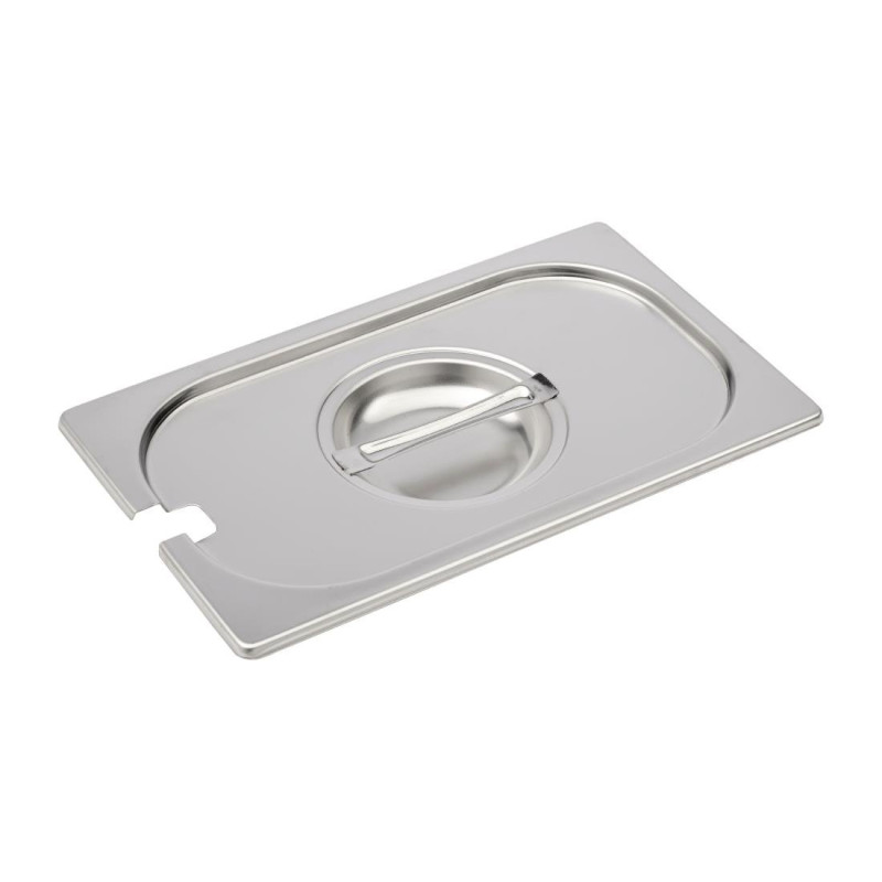 Edelstahldeckel mit Einkerbung GN 1/4 - Gastro M - Fourniresto Edelstahldeckel mit Einkerbung GN 1/4 - Gastro M - Fourniresto