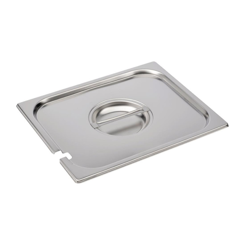 Deksel van roestvrij staal met inkeping GN 1/2 - Gastro M - Fourniresto Deksel van roestvrij staal met inkeping GN 1/2 - Gastro M - Fourniresto
