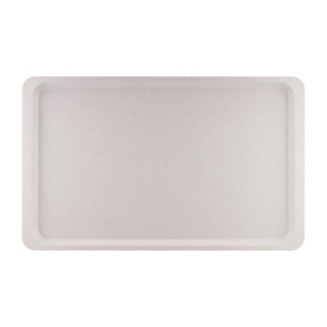 Servierplatte aus Polyester GN1/1 530x325mm Gesprenkeltes Grau - Roltex - Fourniresto