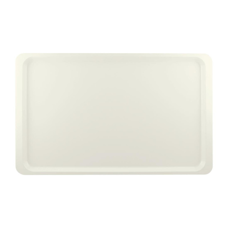 Service tray in polyester GN1/1 530x325mm Pearl White - Roltex - Fourniresto Service tray in polyester GN1/1 530x325mm Pearl White - Roltex - Fourniresto