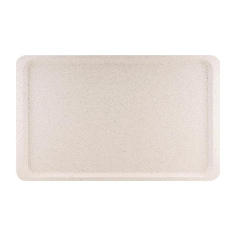 GN1/1 Servierplatte aus Polyester 530x325mm Grau - Roltex - Fourniresto GN1/1 Servierplatte aus Polyester 530x325mm Grau - Roltex - Fourniresto