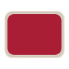 Standaard polyester serveerblad 470x360mm rood - Roltex - Fourniresto