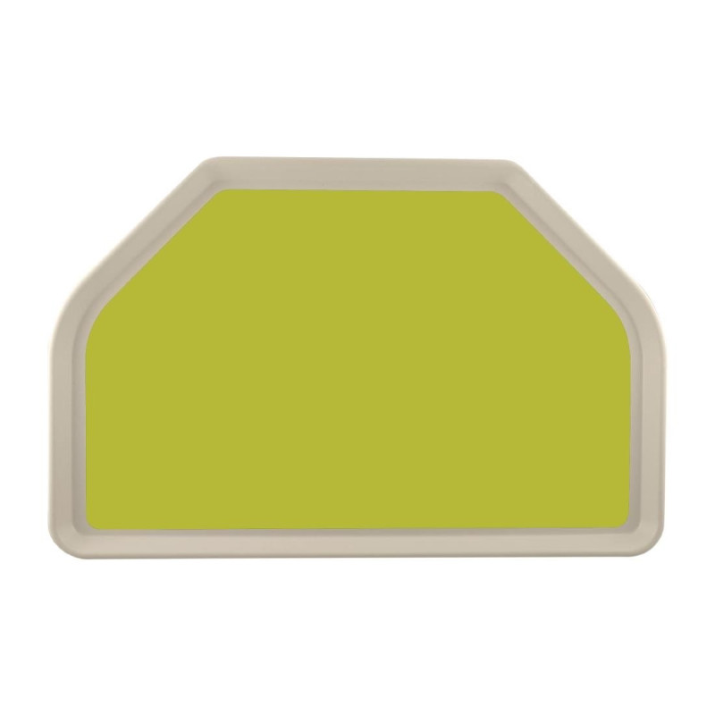Servierplatte aus trapezförmigem Polyester GN 500x325mm Grün - Roltex - Fourniresto Servierplatte aus trapezförmigem Polyester GN 500x325mm Grün - Roltex - Fourniresto