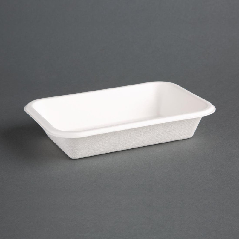 Composteerbare bakjes van 180 mm van bagasse - Set van 50 - Fiesta Green Composteerbare bakjes van 180 mm van bagasse - Set van 50 - Fiesta Green